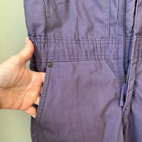 Blue Mountain Kids Canvas Bib Chore Overalls Quilted Insulated Durable Y14-16 - Picture 7 of 15